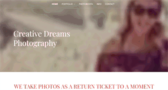 Desktop Screenshot of creativedreamsphotography.com