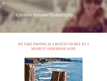 Tablet Screenshot of creativedreamsphotography.com